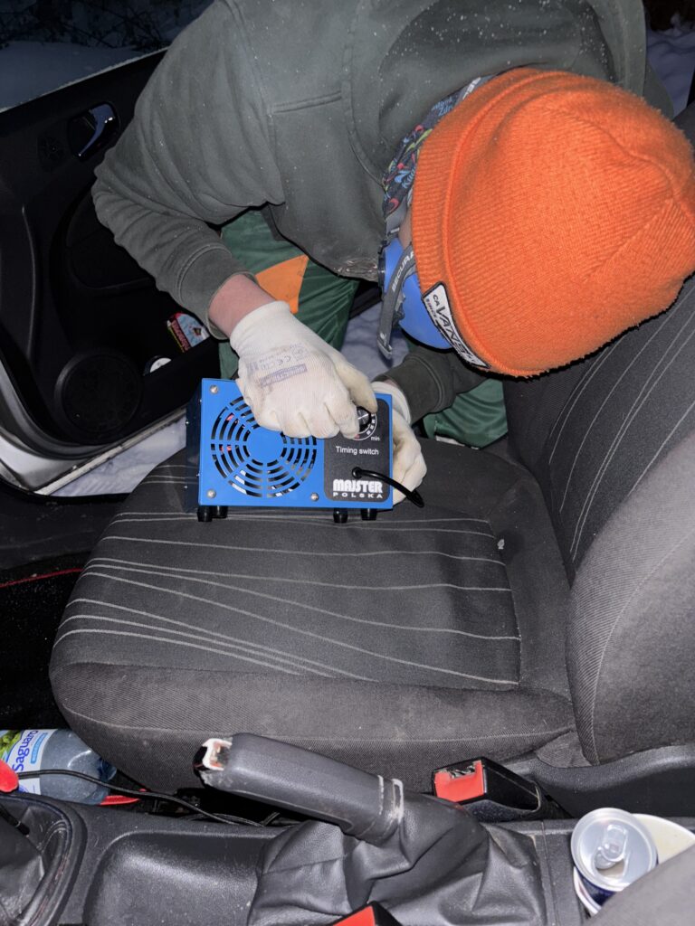 ozonowanie samochodu